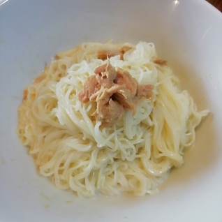 簡単☆パパ飯☆ツナマヨ素麺